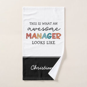 Personnalisé Retro Awesome Manager Drôle