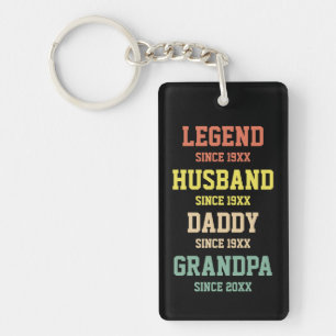 Personnalisé Retro Legend Mari Daddy Grand-père