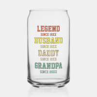 Personnalisé Retro Legend Mari Daddy Grand-père