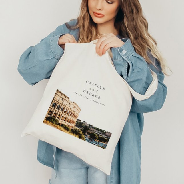 Personnalisé Rome, Italie Sac fourre-tout Mariage (Créateur téléchargé)