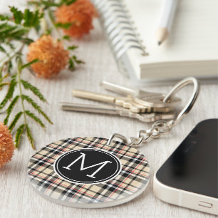 Personnalisé Rouge Beige Noir Blanc Carré Plaid Mo