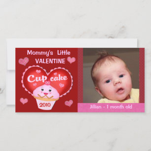 Personnalisé Saint Valentin Carte photo bébé