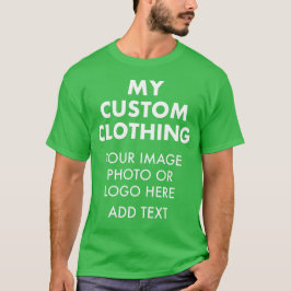 Personnalisé SHAMROCK HOMME VERT T-SHIRT