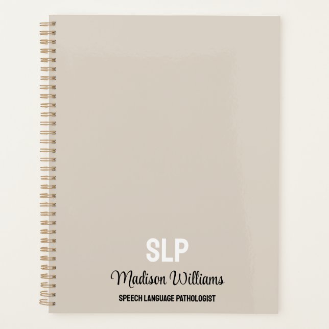 Personnalisé SLP Voix Langue Pathologiste Cadeau (Devant)