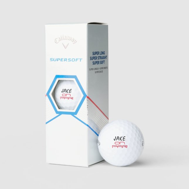Personnalisé sur le jeu de balle de golf cadeau d' (Conditionnement)