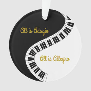 Personnalisé Tout est Adagio, Tout est Allegro Pia