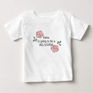 Personnalisé Va être une grande soeur T-shirt