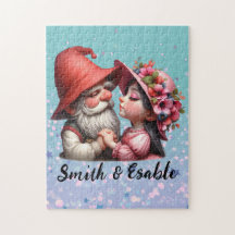 Personnalisé Valentine beau couple Jigsaw Puzzle
