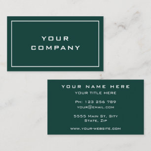Personnalisé votre Carte de visite d'entreprise
