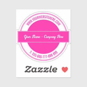 Personnalisé Votre Nom Sticker Texte Couleurs pers