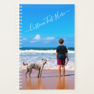 Personnalisé Votre Pet Photo Planner Texte Personn