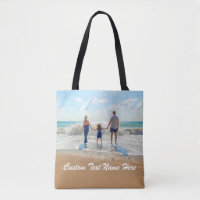 Personnalisé votre Sac fourre-tout photo avec text