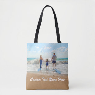 Personnalisé votre Sac fourre-tout photo avec text