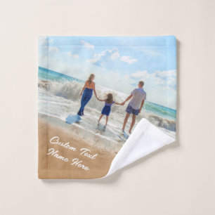 Personnalisé Votre Serviette de bain Photo Set ave