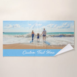 Personnalisé Votre Serviette De Bain Photo Set Tex
