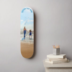 Personnalisé votre skateboard photo et texte perso