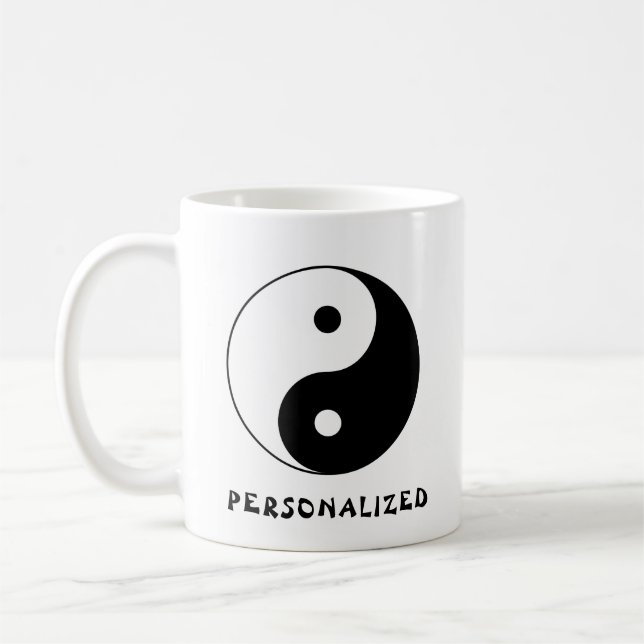 Personnalisé Yin Yang Mug (Gauche)
