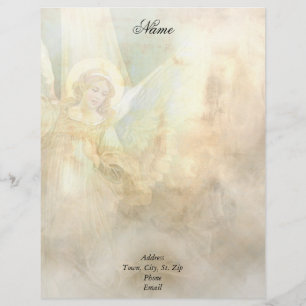 Personnalisée En-tête de lettre d'ange