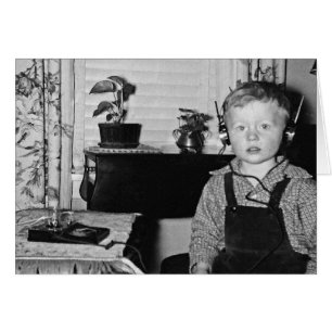 Personnaliser 1950's Radio Boy Humour légende