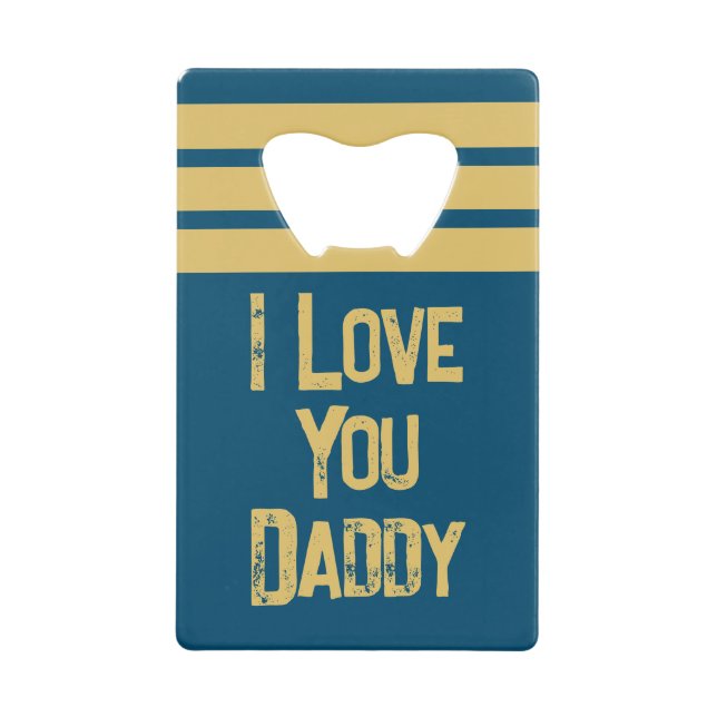 Personnaliser 1 photo amour vous papa or bleu (Devant)