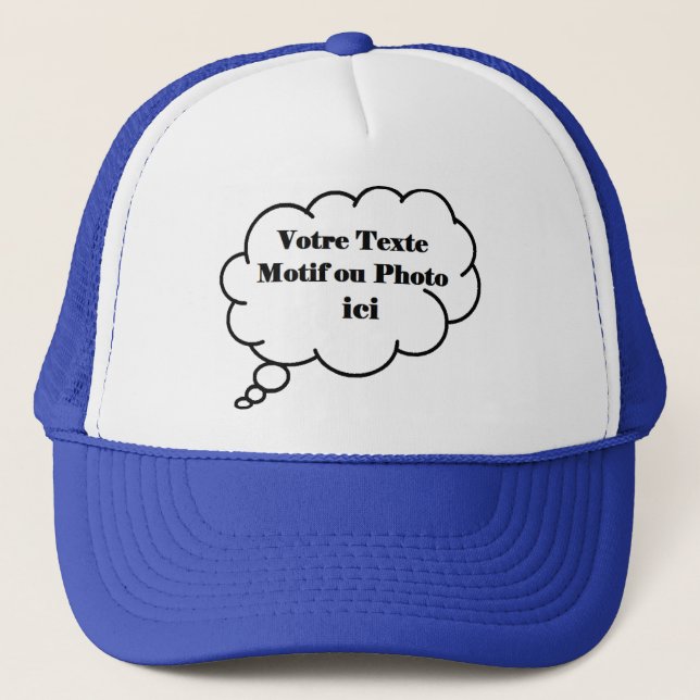 Personnaliser avec votre photo ou texte truckerkappe (Vorderseite)
