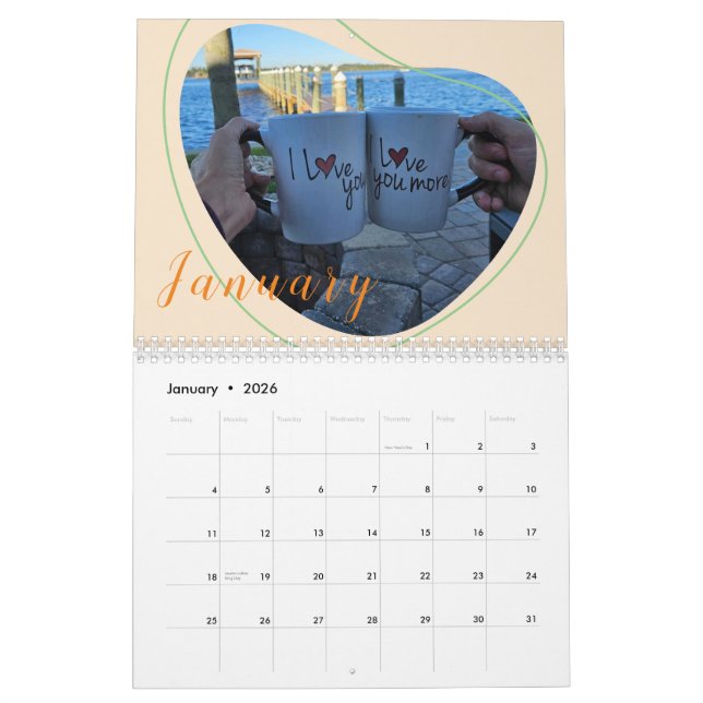Personnaliser Calendrier imprimable (Jan 2026)