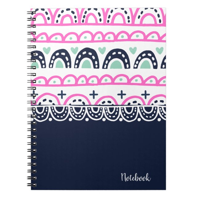 PERSONNALISER : Carnet des coeurs et des cerceaux (Devant)