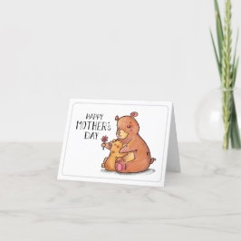 Personnaliser Carte Fête des Mères - Bear Hugs