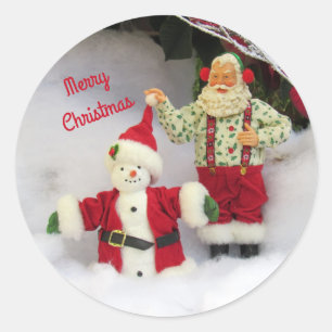 Personnaliser ces Père Noël construit un Stickers 