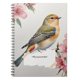 PERSONNALISER : Chinoiserie Bird Carnet