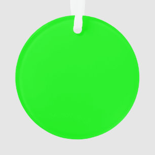 Personnaliser couleur néon vert
