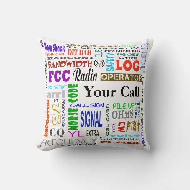 Personnaliser de coussin de collage de mot de (Recto)