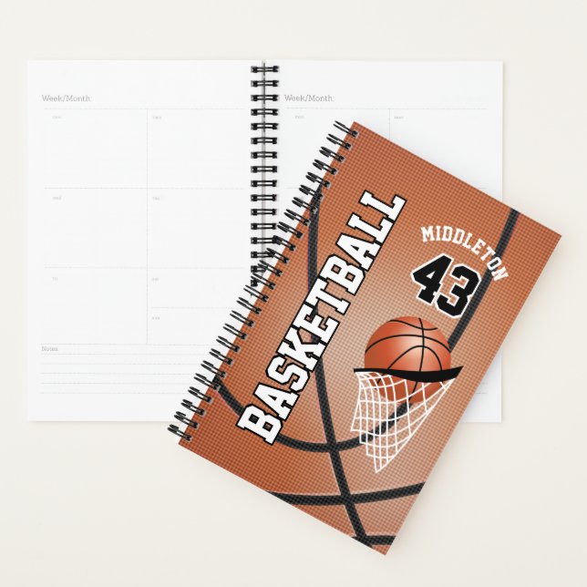Personnaliser de jeu de basket-ball - Brown (Devant avec enveloppe)