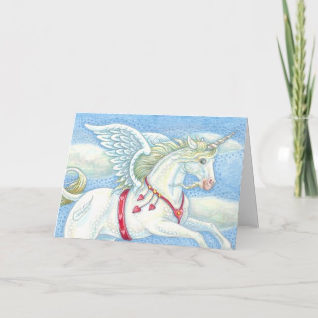 Personnaliser DE LA CARTE DE JOUR DE Pegasus VALEN (Devant)