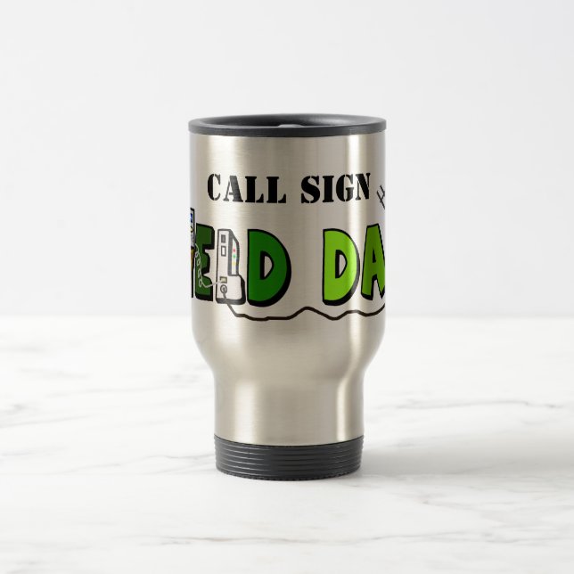 Personnaliser de tasse de voyage de jour de (Centre)
