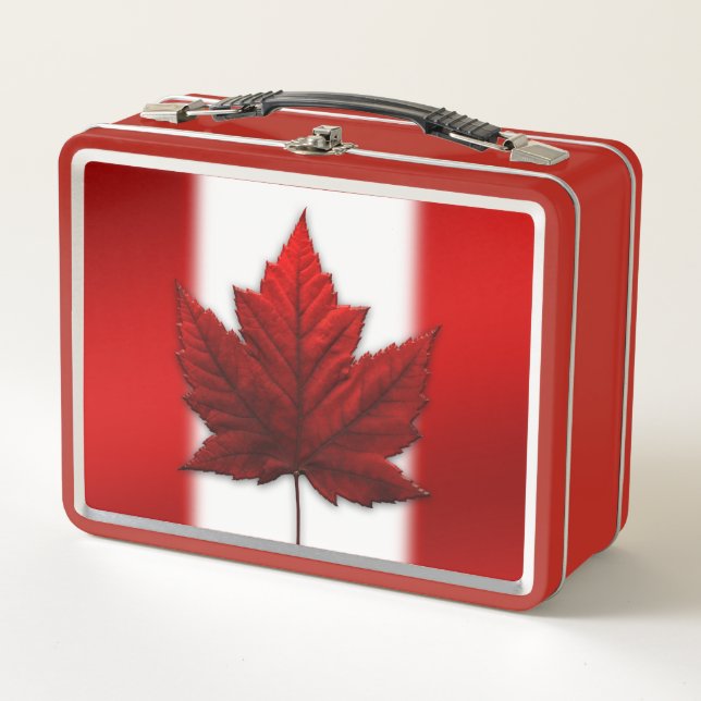 Personnaliser des Lunchbox Canada - Drapeau Canada (Devant)
