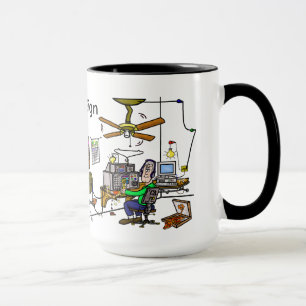 Personnaliser drôle de tasse de radio-amateur de