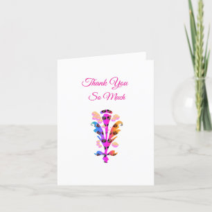 Personnaliser Floral Floury Mariage Carte de remer