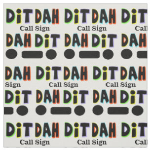 Personnaliser graphique de tissu de radio-amateur