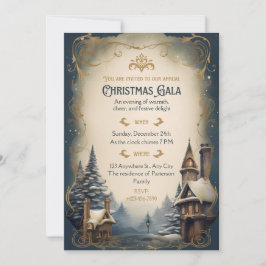 Personnaliser invitation Gala de Noël