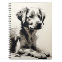 PERSONNALISER : Joli chiot | Journal carnet