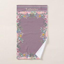 Personnaliser la bordure florale Mountbatten rose