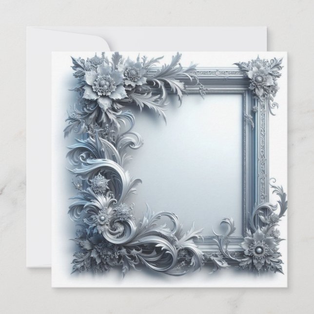 Personnaliser la carte blanche - Invitation et Fai (Devant)