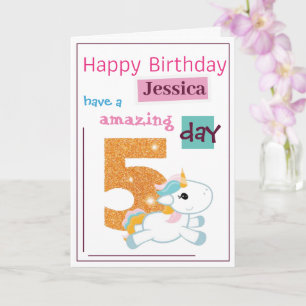 Personnaliser la carte d'anniversaire de filles mi