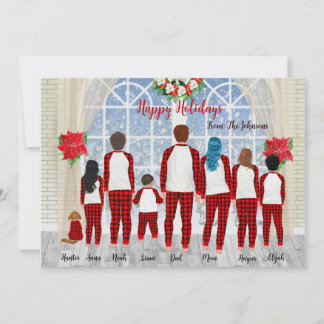 Personnaliser la carte de Noël Portrait de famille