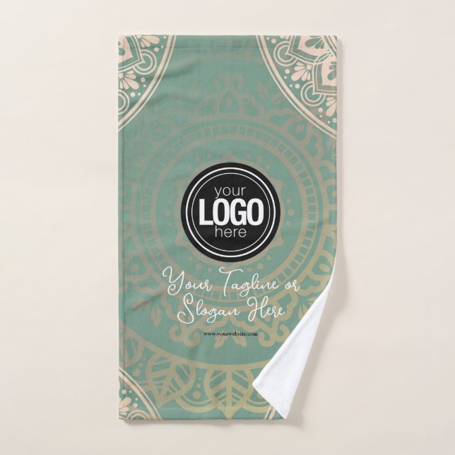 Personnaliser le logo de l'entreprise | Elégant Yo (Serviette à main)