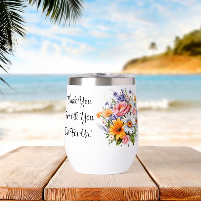 Personnaliser le message Vin thermique Tumble (Plage (pivotée))
