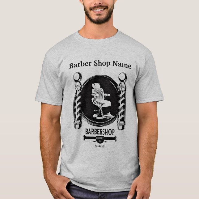 Personnaliser le T-shirt Barber (Devant)
