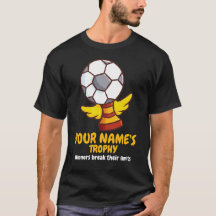 Personnaliser le T-shirt du trophée de football