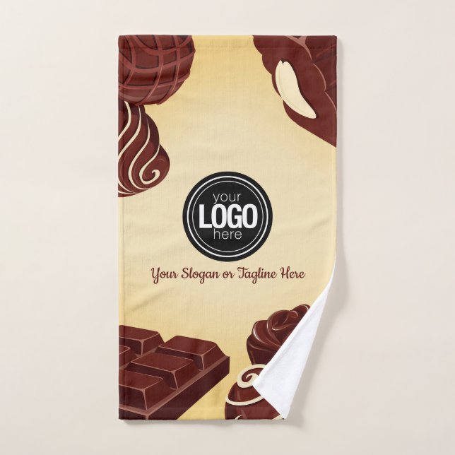 Personnaliser les affaires modernes de chocolat (Serviette à main)